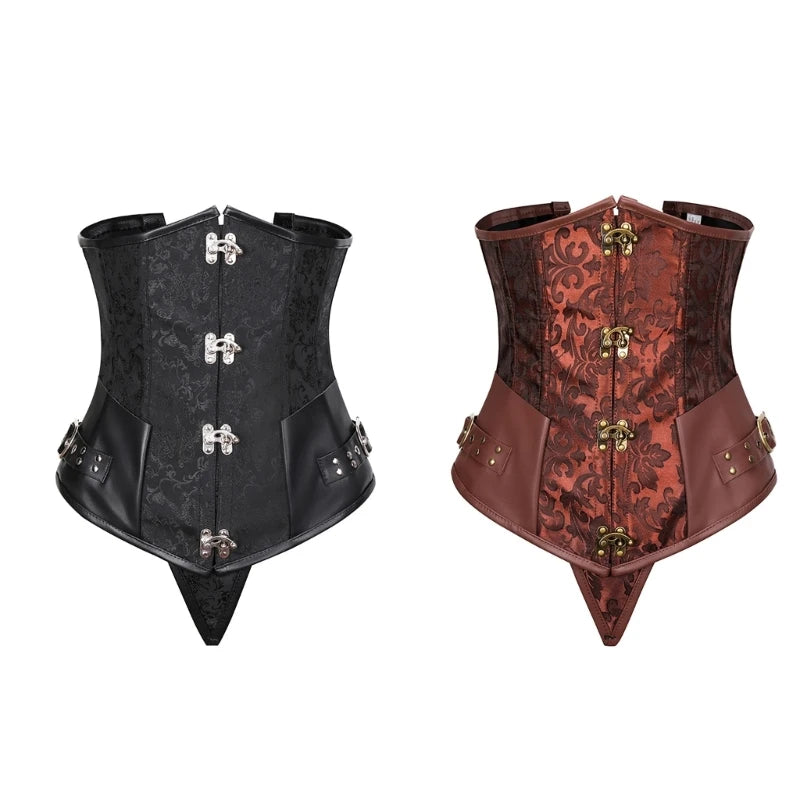 Korsett Dessous Bund für Frauen Gothic Kostüm Shapewear Palastartige Unterbrust Frauen Floral Top M6CD So ist Leben