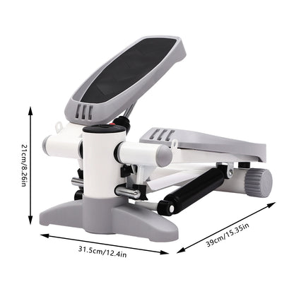 Fitness-Mini-Stepper, 150 kg, hydraulischer Fitness-Stepper mit LED-Bildschirm, Übungs-Stepgerät für Heimübungen So ist Leben