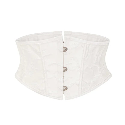 Sexy Bustiers und Korsett für Damen, Gürtel, Schnürung, Kunststoffknochen, Satin, Unterbrust, Taillentrainingskorsett, Unterbrustkorsett So ist Leben