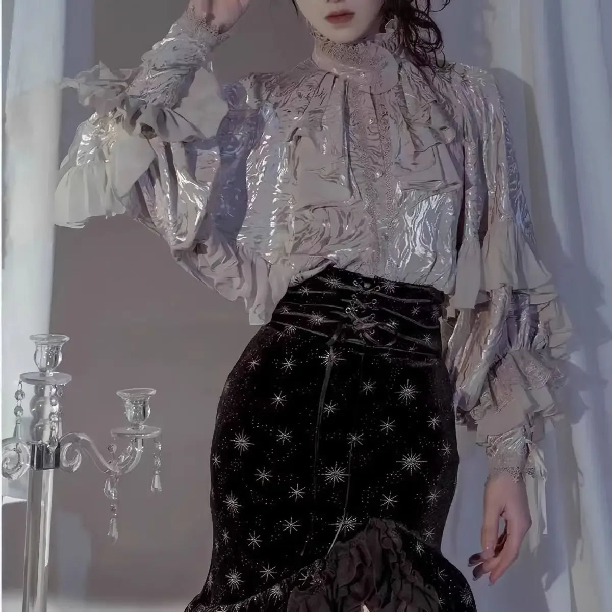 Y2K Vintage Langarmshirt mit Patchwork‑Design - So ist Leben
