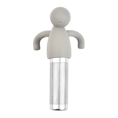 Edelstahl-Tee-Ei, Küchenzubehör, Haushaltsgebrauch, wiederverwendbare Make-up-Pinsel aus Metall, Massage, Küche, Esszimmer, Bar, Garten So ist Leben
