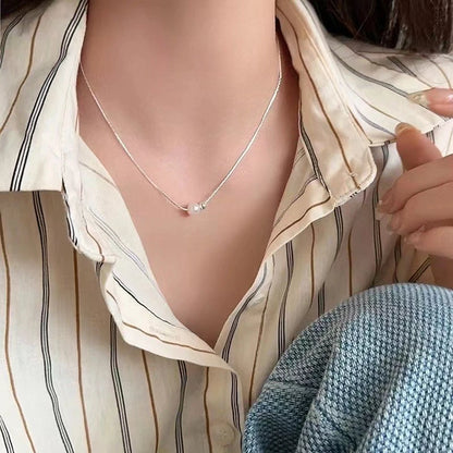 Kpop Mode einfache Stern Herz Wasser tropfen Anhänger Halsreif Schlüsselbein Kette Halskette Hals Schmuck Frauen Männer ästhetisch 2k Accessoires So ist Leben