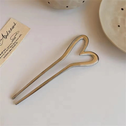 Neue Einfache U-förmige Haarnadel Metall Haar Sticks U Französisch Haar Clips Pins Modische Haar Schmuck Zubehör für Frauen Großhandel So ist Leben