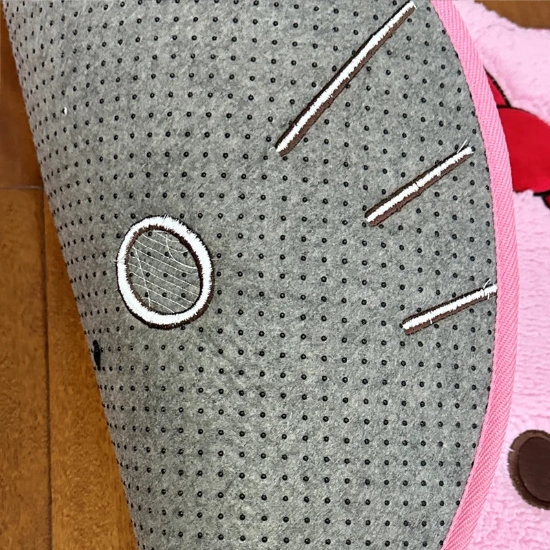 2025 Die neue, heiß verkaufte, verdickte, rutschfeste Bodenmatte, Teppich, kreativer Cartoon, niedliche KT-Katze, Zuhause, Schlafzimmer, Nachttischdecke So ist Leben