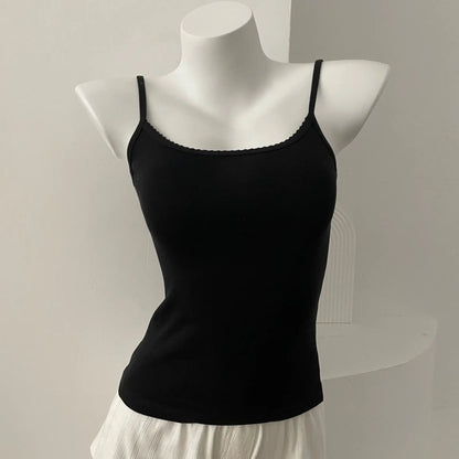 Süße Blumendruck Öse Schleife abgeschnittene Westen Frauen Baumwolle beiläufige dünne Spitzenbesatz Tank Tops Vintage Adrette süße Leibchen Y2K So ist Leben