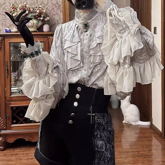 Y2K Vintage Langarmshirt mit Patchwork‑Design - So ist Leben