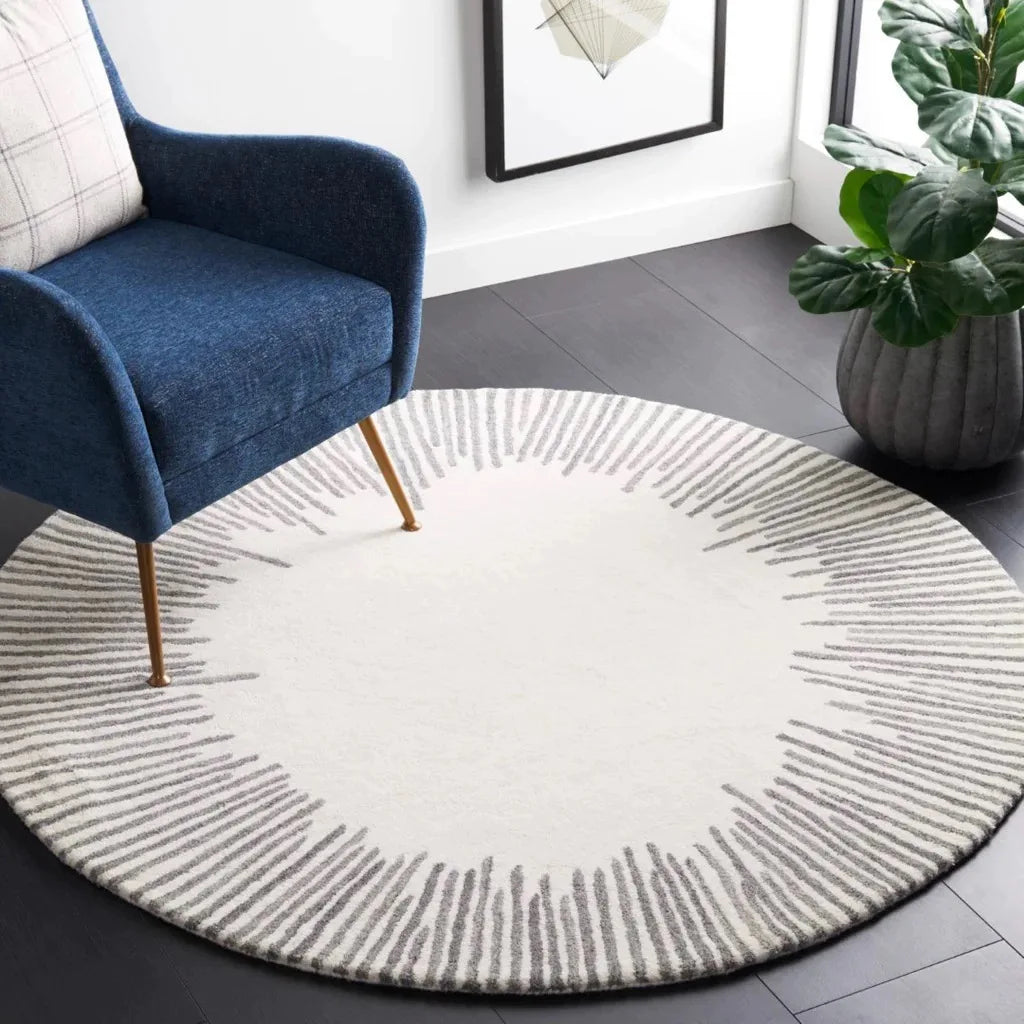 Fluffy Soft Living Room Decoration Carpet Light Luxury Rugs for Bedroom Large Area Round Lounge Rug Home Study Thicken Plush Mat - So ist Leben