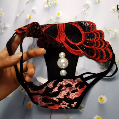 Sexy Höschen mit Leopardenmuster, schönes Gesäß, übergroßer Schmetterling, elastisch, große Hose, Ausrüstung, große Perlen im Inneren, Massagestimulation So ist Leben