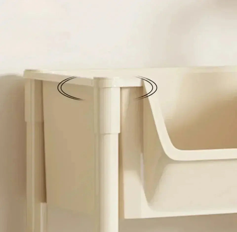 Trolley Bücherregal Küche Lagerregal Küche Ecke Schmaler Schlitz Lagerschrank Badezimmer Wohnzimmer Home Organizer - So ist Leben