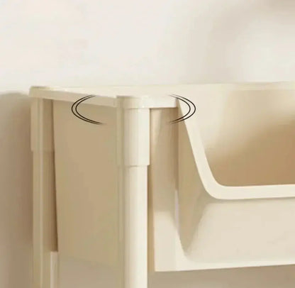 Trolley Bücherregal Küche Lagerregal Küche Ecke Schmaler Schlitz Lagerschrank Badezimmer Wohnzimmer Home Organizer - So ist Leben