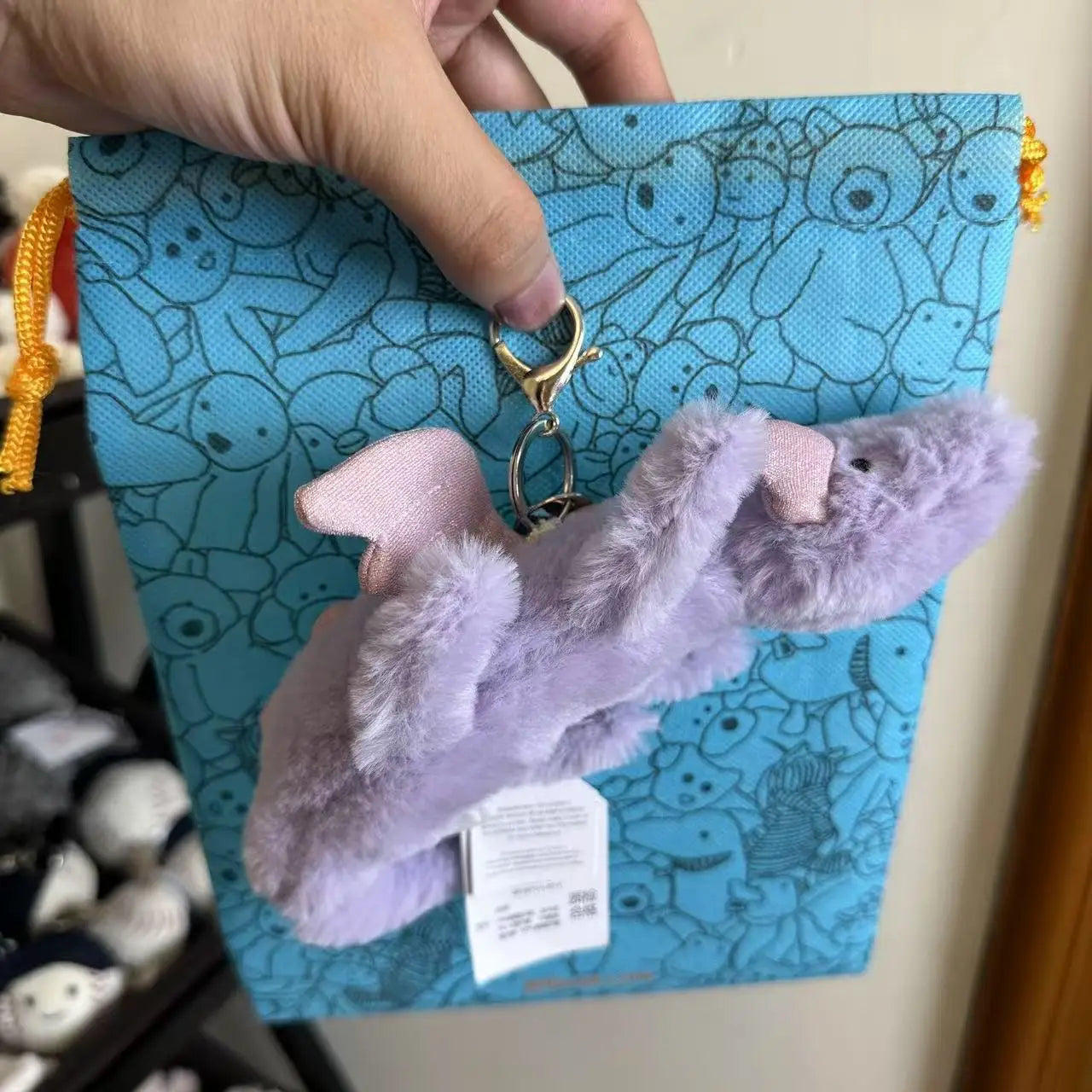 JELLYCAT Cartoon Plüschtier Schlüsselanhänger Geschenk Spaß Plüschpuppe Schlüsselanhänger Barcelona Bär Niedliche Plüschtasche Anhänger Hobbys Stofftiere So ist Leben