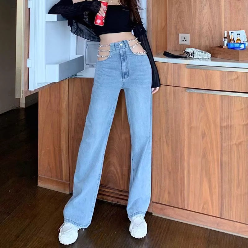 Damenjeans mit modernem Stil und klaren Designakzenten So ist Leben