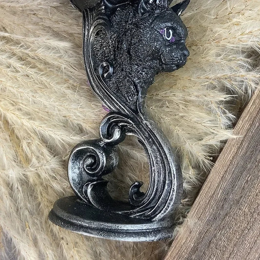 200 ml schwarze Katzenkelche, Liebespaar, Herz, Kelch, mittelalterlicher Drachenkelch, Edelstahl, Weinbecher, Heiliger Gral, Retro-Tierpferd So ist Leben