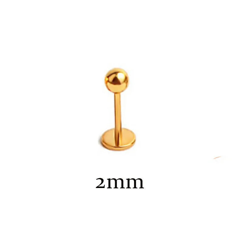 1 STÜCK Neuer Chirurgenstahl Winziger Zirkon Kristall Tragus Helix Piercing Labret Lippenbolzen Nasenring Innengewinde Niedlicher Körperschmuck So ist Leben