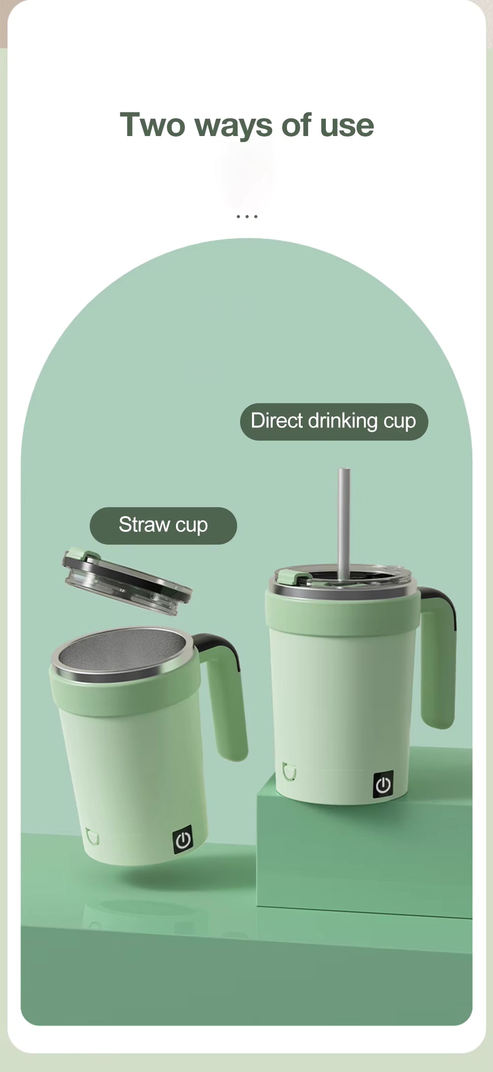 Automatischer Rührbecher – Moderner 380‑ml Becher mit Technik So ist Leben
