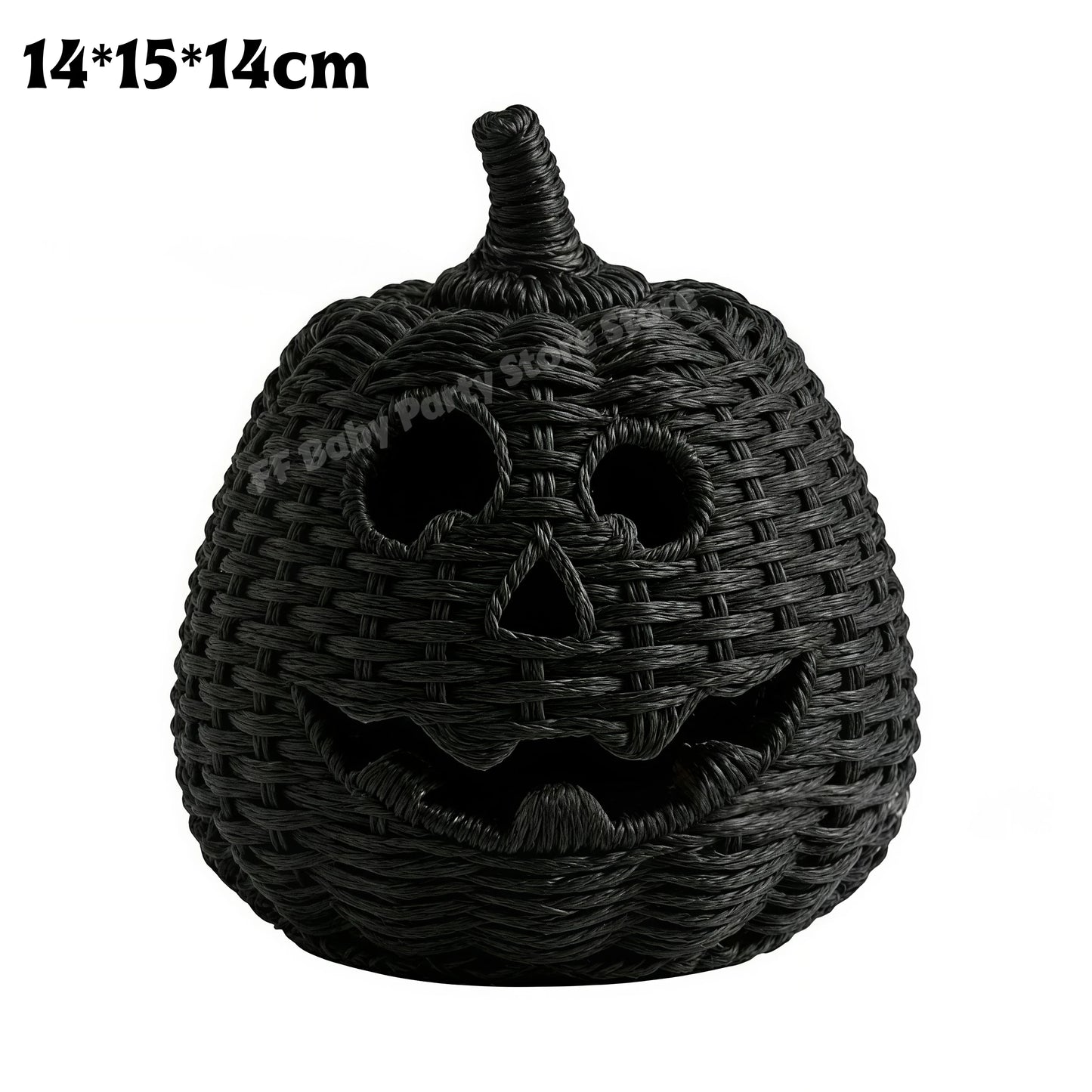Halloween-Dekorationen Handgewebte Kürbislaterne aus Weide Hexenhut-Aufbewahrungsbox Dekorative Heim-Statue Ornamente Weihnachtsdekoration So ist Leben