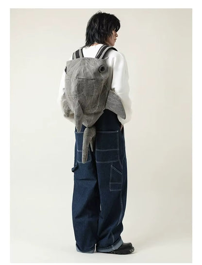 Walhai Rucksack Y2K – Kreativer Cartoon‑Style & Alltagstasche So ist Leben