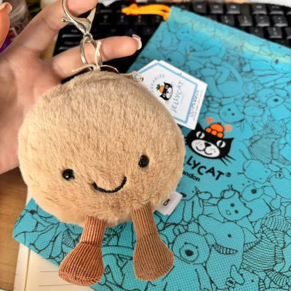 JELLYCAT Cartoon Plüschtier Schlüsselanhänger Geschenk Spaß Plüschpuppe Schlüsselanhänger Barcelona Bär Niedliche Plüschtasche Anhänger Hobbys Stofftiere So ist Leben