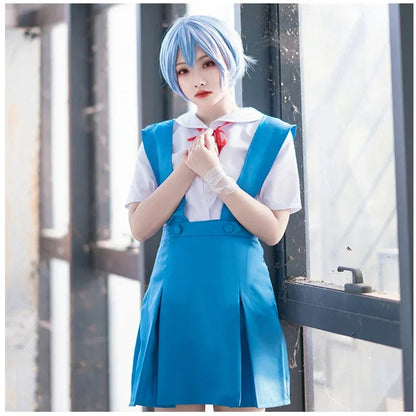 Asuka Langley Soryu Cosplay Kostüm Perücke Haars pangen Rei Ayanami Cosplay Mädchen Frauen Halloween Loli Kleidung Zubehör So ist Leben