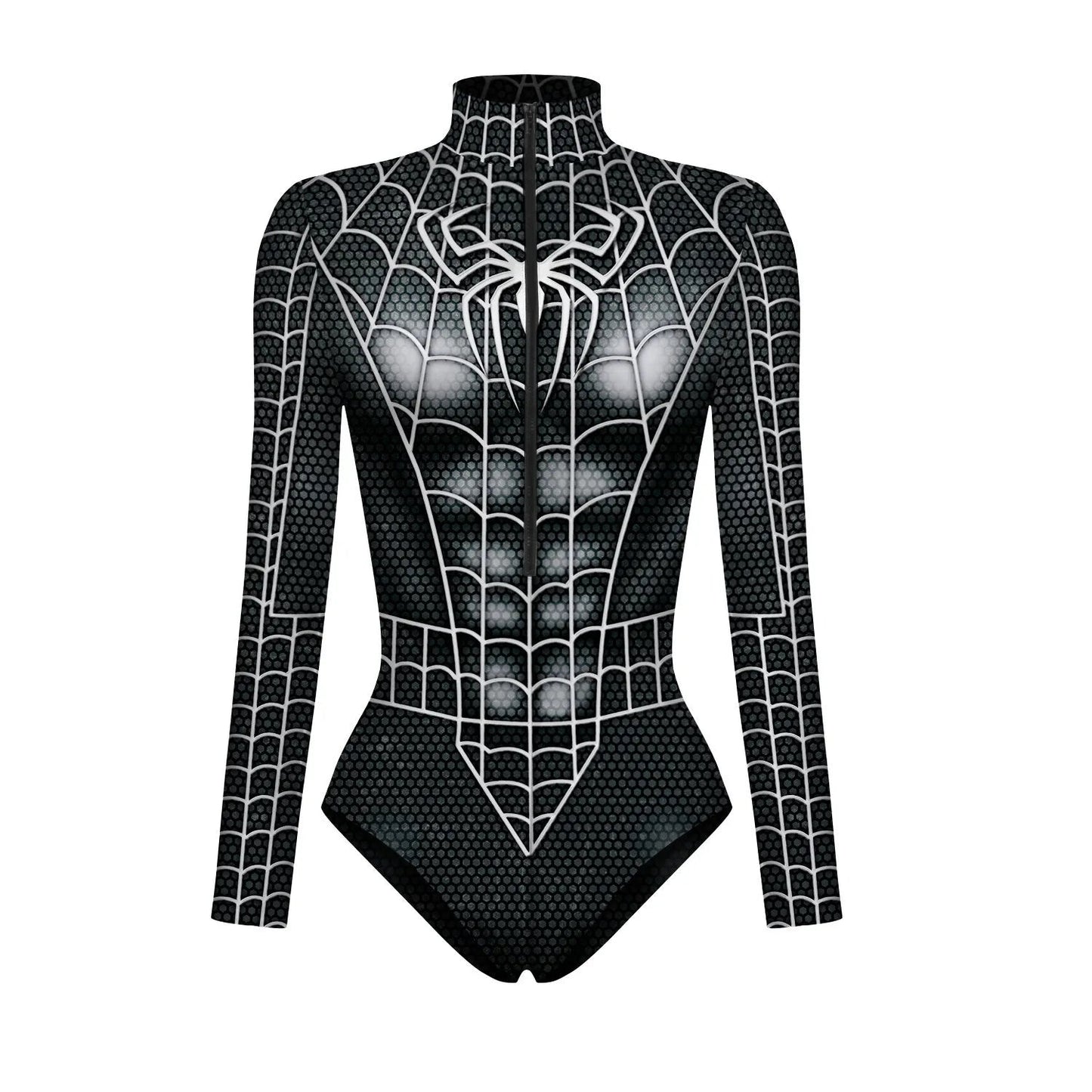 Spiderman Captain Superhelden-Badeanzug für Damen, 3D-Druck, Bade-Body, Cosplay, Overall, Halloween, Karneval, Outfits So ist Leben