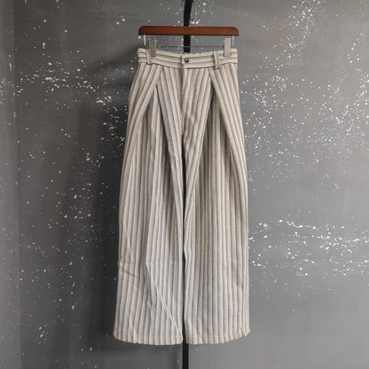 IEFB Nische Design männer Casual Hosen Gestreiften Kontrast Farbe Woolen Plissee Lose Gerade Breite Bein Casual Männliche Hosen 9X1633 So ist Leben