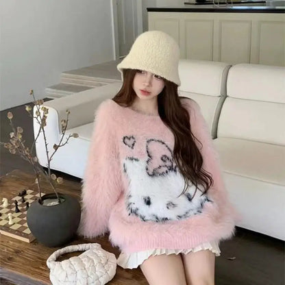 Hello‑Kitty Strickpullover im modernen Anime‑Design