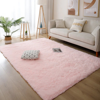 Stil Pelzigen Matte Moderne Schlafzimmer Nacht Teppiche Wohnzimmer Dekoration - So ist Leben