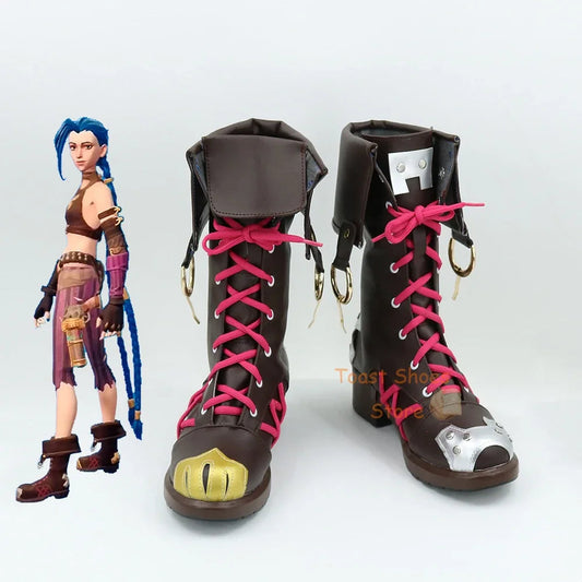 Spiel League of Legends Arcane Jinx Cosplay Comic-Spiel für Con Halloween Party Cosplay Kostüm Requisite 2025 So ist Leben