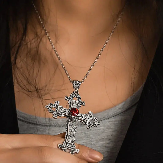 Anime Death Note Misa Amane Cosplay Halskette Kreuz Anhänger Kette Frauen Männer Schmuck Gothic Lolita Prop Zubehör Halloween - So ist Leben