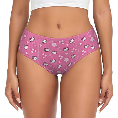 Hello‑Kitty Slip mit mittelhoher Form im Sanrio Stil