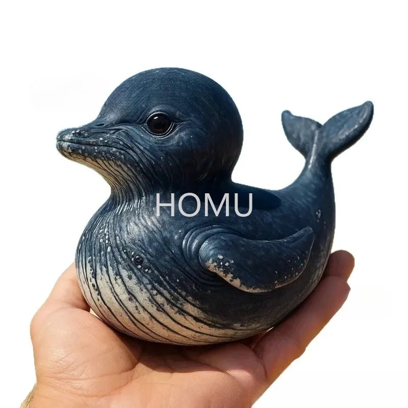 2026 Neue Meereslebewesen-Enten-Ornamente, Tier, niedliche Harz-Ornament-Dekoration, Kunsthandwerk, Heimdekoration So ist Leben