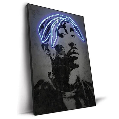 Leinwand Malerei Hip Hop Sänger Poster Wand Kunst Bar Wohnkultur - So ist Leben
