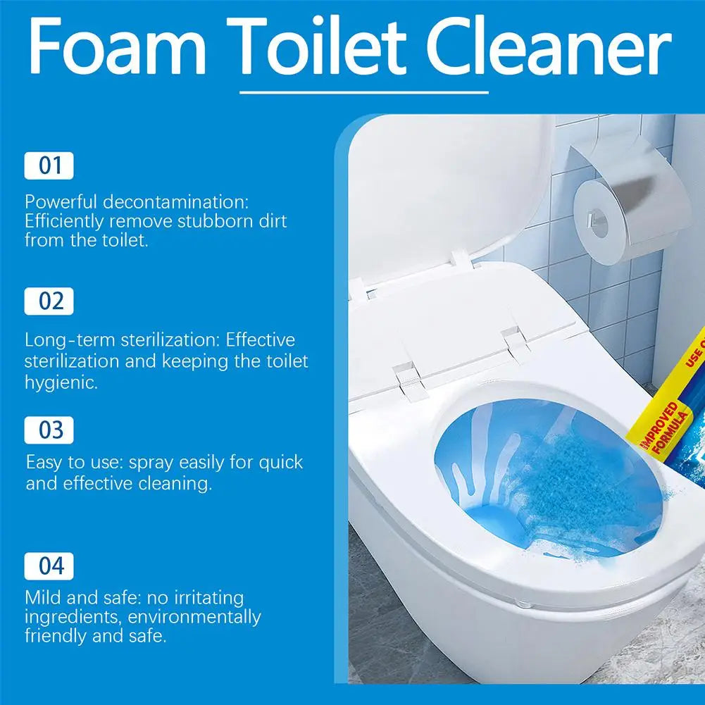 100g Spritzer Schaum Toilettenreiniger Haushalt Toilette Badezimmer Dekontamination und Desodorierung Schaum Reinigung und Entkalkung So ist Leben