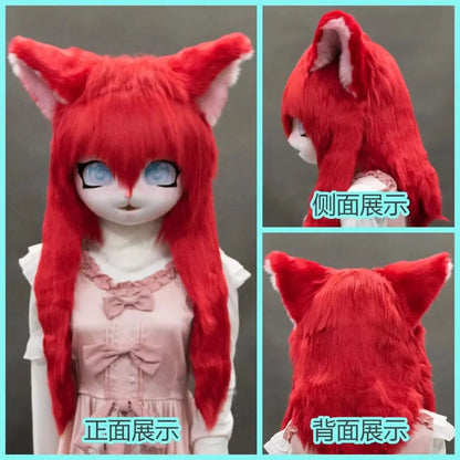 Furry Kig Kigurumi Tier Katze Kaninchen Puppe Tier Maske - So ist Leben