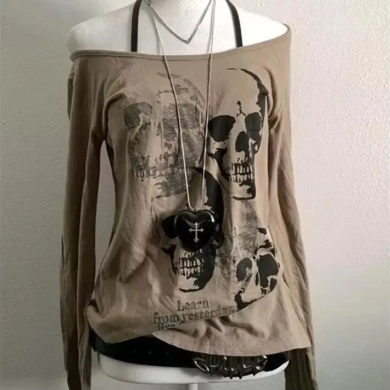 Harajuku Brief Drucken T-shirt Subkultur frauen Top Y2k T-shirt Sommer Vintage 90er Jahre Hot Girl Crop T-shirt Koreanische Grunge Nette Grafik So ist Leben