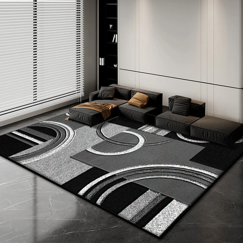 Nordic Abstract Luxury Carpet Home Decoration Living Room Fluffy Plush Rugs 200x300cm Bedroom Office Area Antiskid Floor Mats - So ist Leben
