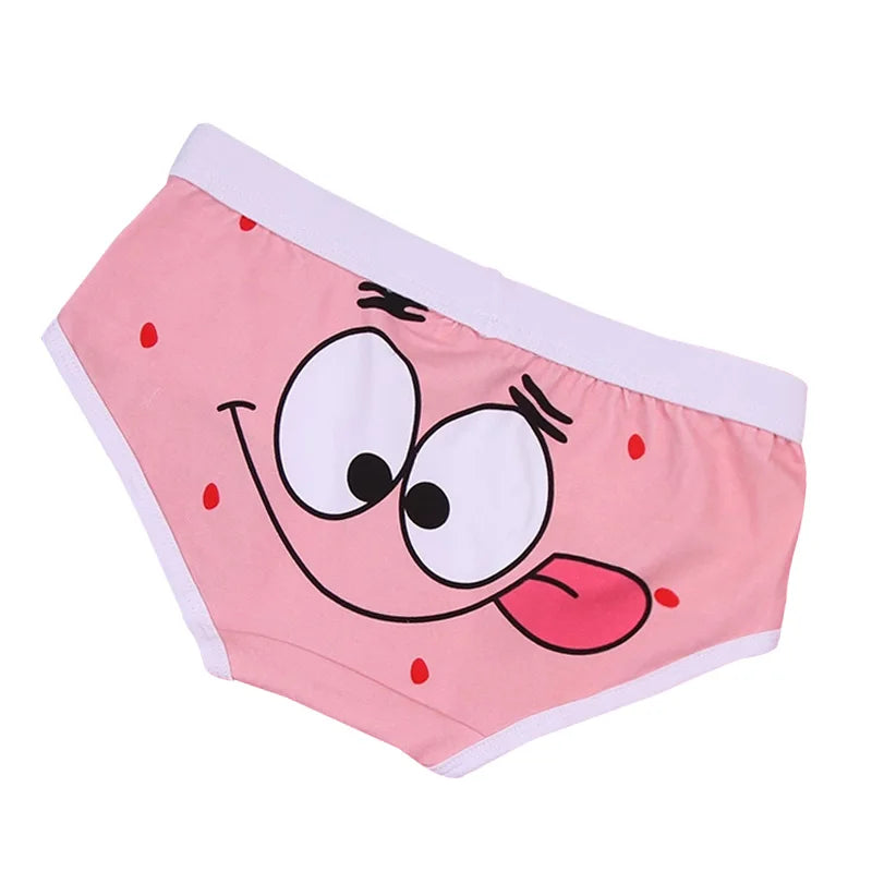 Lustige rosa süße Cartoon-Slips für Mädchen, Premium-Baumwoll-Unterhose, lustige sexy bedruckte Baumwollunterwäsche für Frauen und Frauen So ist Leben
