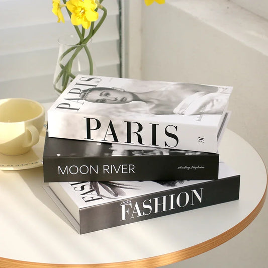 Wohnzimmerdekoration Designerbücher Couchtisch-Ornamente - So ist Leben