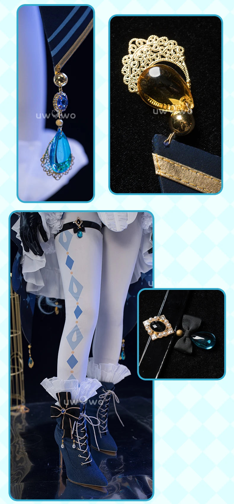 LAST BATCH UWOWO Exklusives Furina Cosplay Genshin Impact Fanart Furina Niedlicher Häschenanzug Cosplay-Kostüm So ist Leben