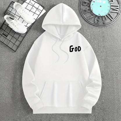 Lässiger, hochwertiger, langärmeliger Hoodie mit modischem Aufdruck für den Alltag - So ist Leben