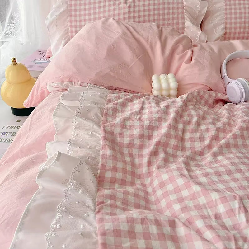Jacquard Bettwäsche im modernen Patchwork‑Stil So ist Leben