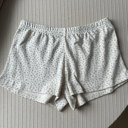 Süße Blumendruck Öse Schleife abgeschnittene Westen Frauen Baumwolle beiläufige dünne Spitzenbesatz Tank Tops Vintage Adrette süße Leibchen Y2K So ist Leben
