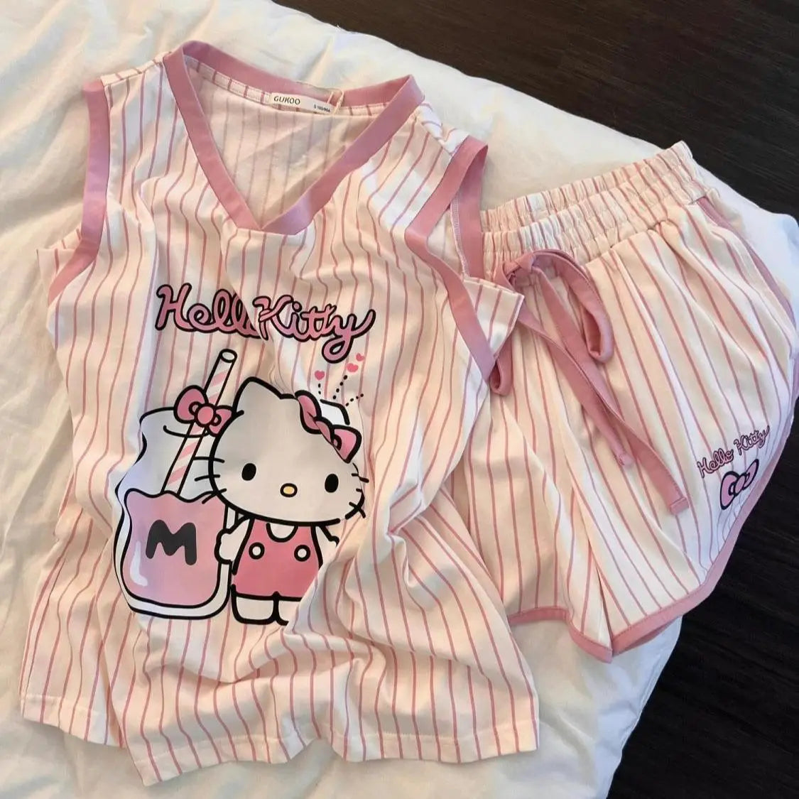 Kawaii Pyjama‑Set – Leichtes Cartoon‑Design für Zuhause - So ist Leben