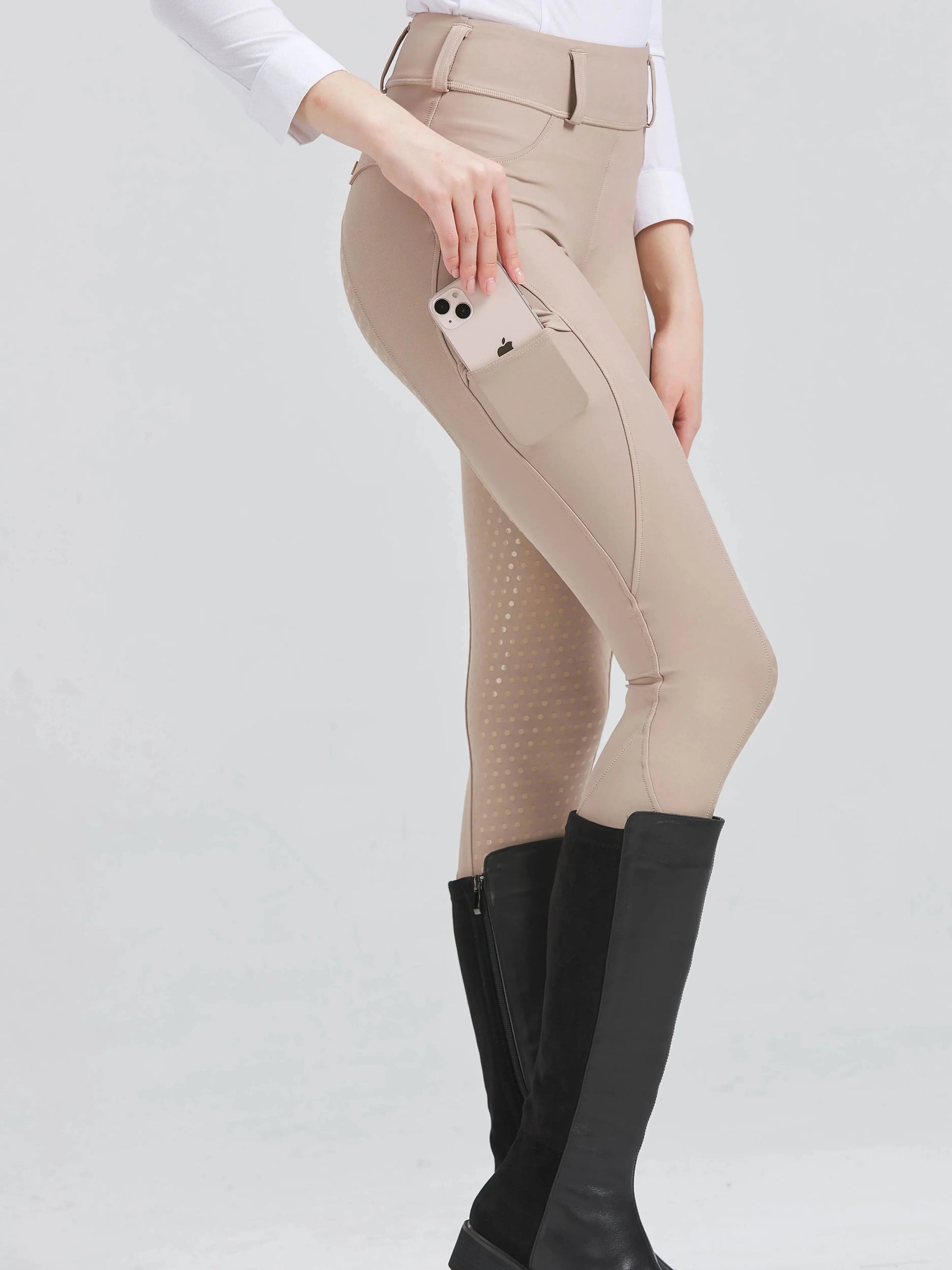 Professionelle Reithose, volles Silikon, schnell trocknend, elastisch, eng, Reitsporthose, rutschfeste Reithose, dick, verschleißfest So ist Leben