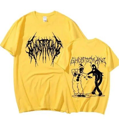 Männer Frauen Print Mode Hip Hop Metal Gothic Rock T Shirt - So ist Leben