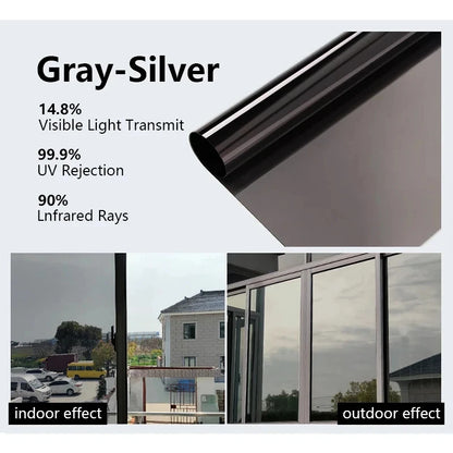 40-90CM Haus Fenster Privatsphäre Tönung Film Anti Look Glas Aufkleber Tag Einweg Spiegel Bildschirm Folie Vinyl UV Schutz Filme So ist Leben