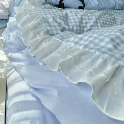 Jacquard Bettwäsche im modernen Patchwork‑Stil So ist Leben