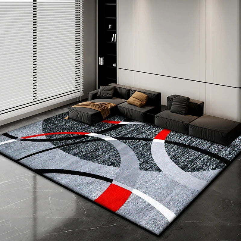 Nordic Abstract Luxury Carpet Home Decoration Living Room Fluffy Plush Rugs 200x300cm Bedroom Office Area Antiskid Floor Mats - So ist Leben