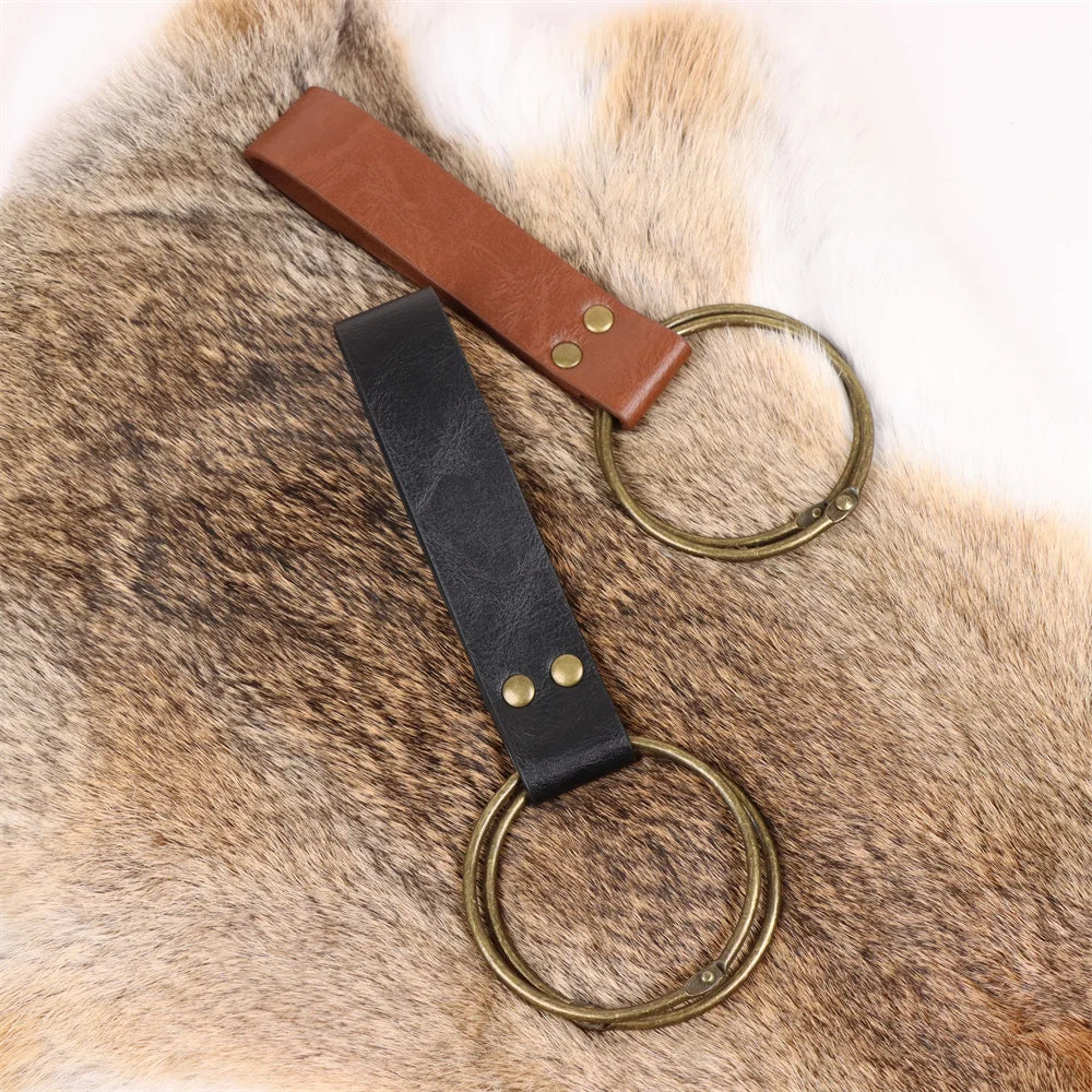 Cosplay Mittelalter Retro Gürtel Renaissance Kupfer Münze Taille Tasche Viking Ritter Rock Clip Schlüsselbund Halloween Rollenspiel Prop So ist Leben