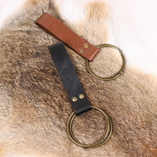 Cosplay Mittelalter Retro Gürtel Renaissance Kupfer Münze Taille Tasche Viking Ritter Rock Clip Schlüsselbund Halloween Rollenspiel Prop So ist Leben